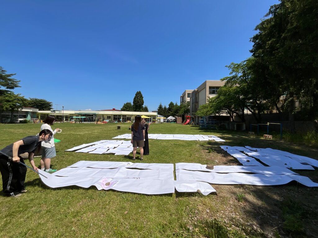 渋谷研究室では山形大学附属幼稚園の遊具プロジェクトに取り組んでいます